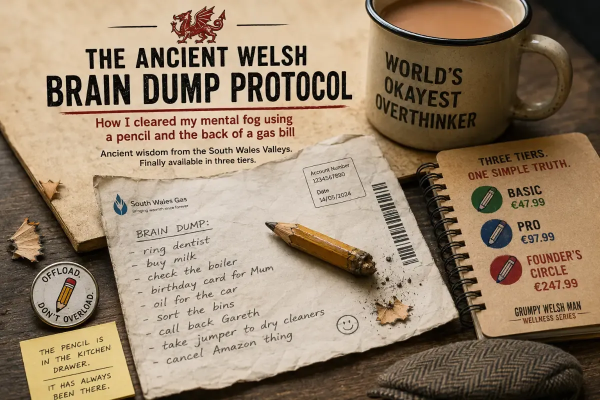 Brain Dump Protocol Image created by AI