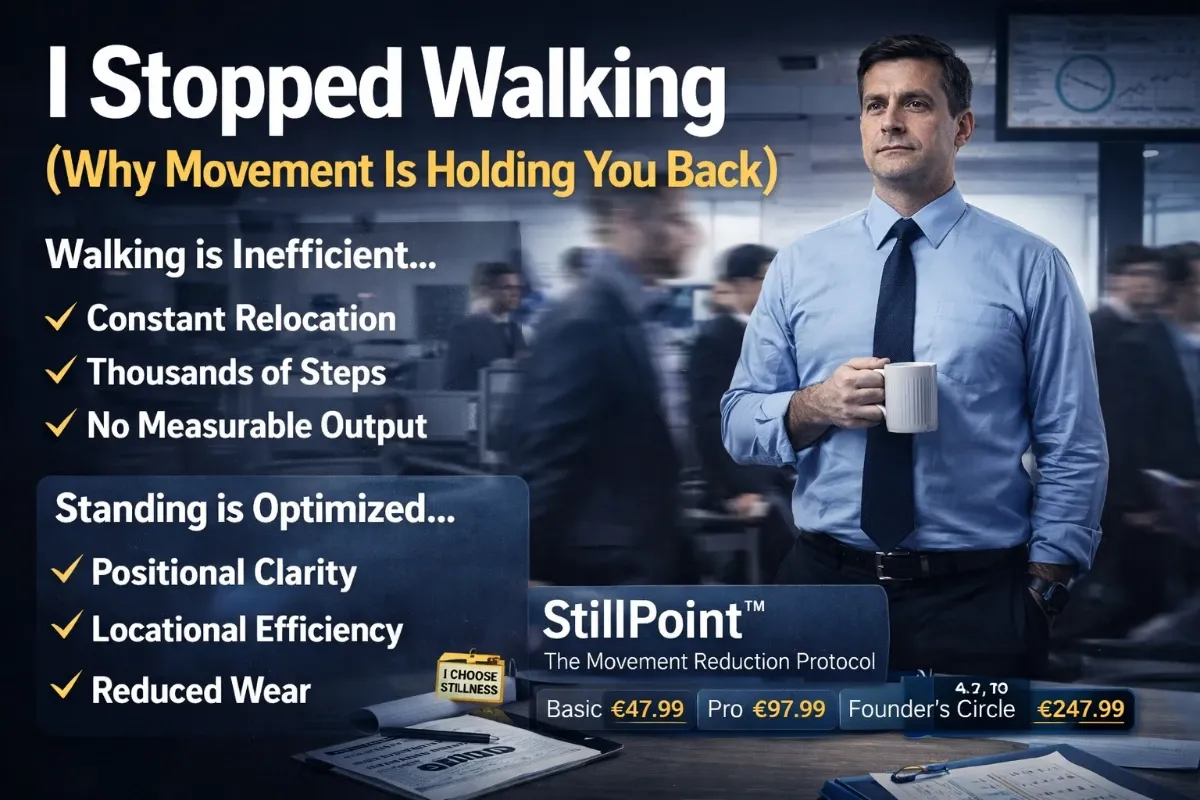 I stopped walking poster