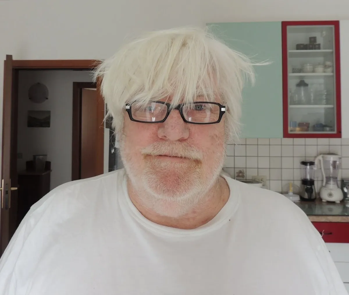 Me in my Kitchen during Covid Lock-down
