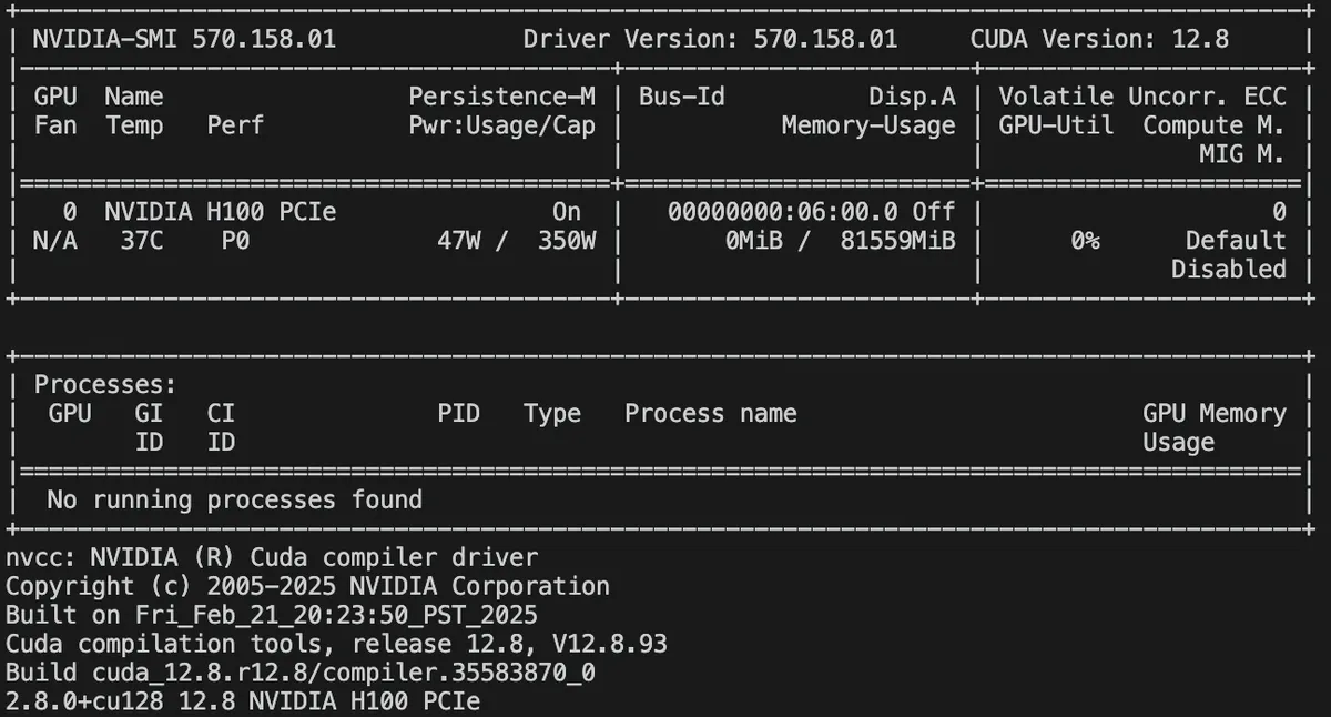 nvidia-smi