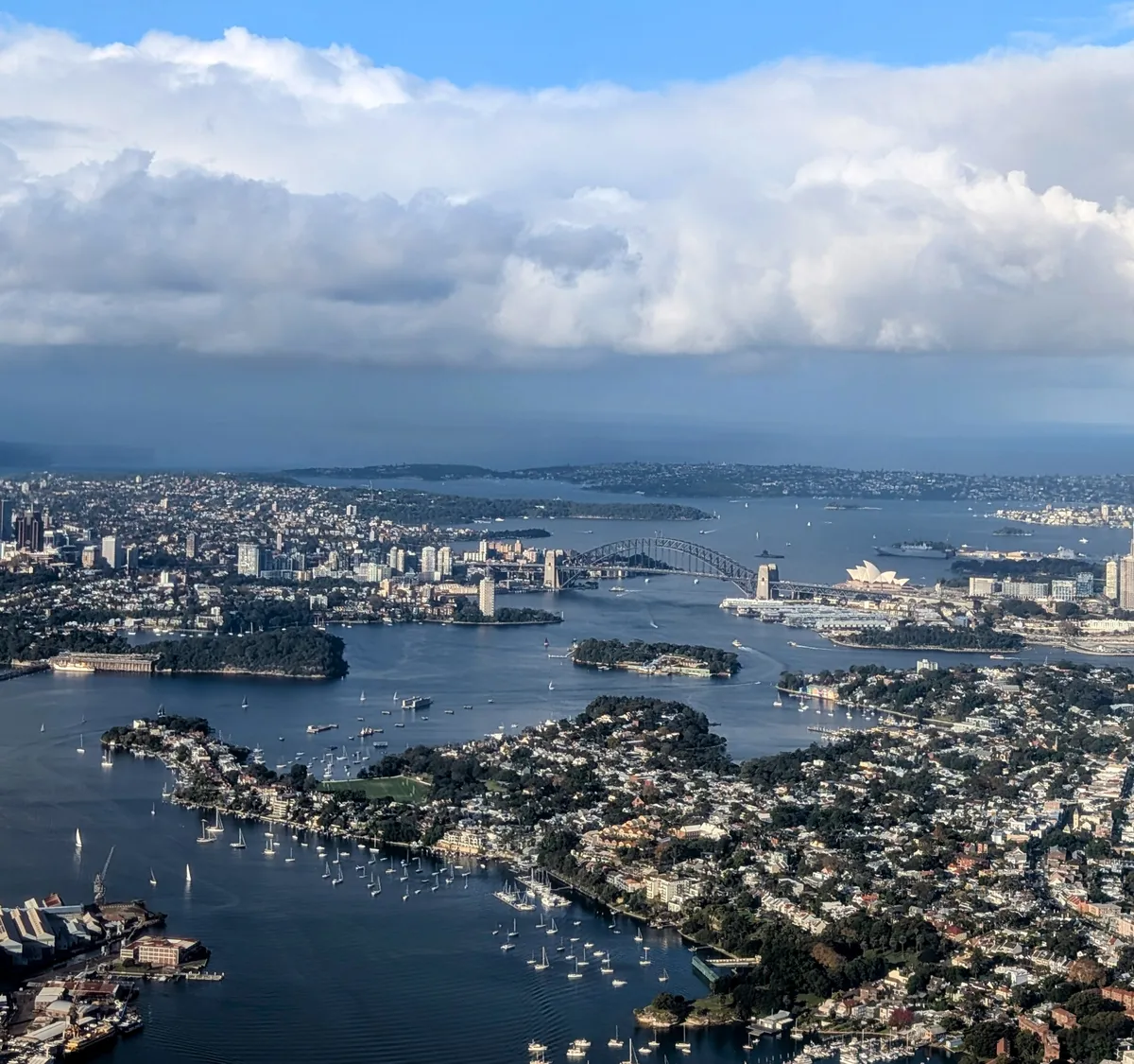 Sydney From A Plane