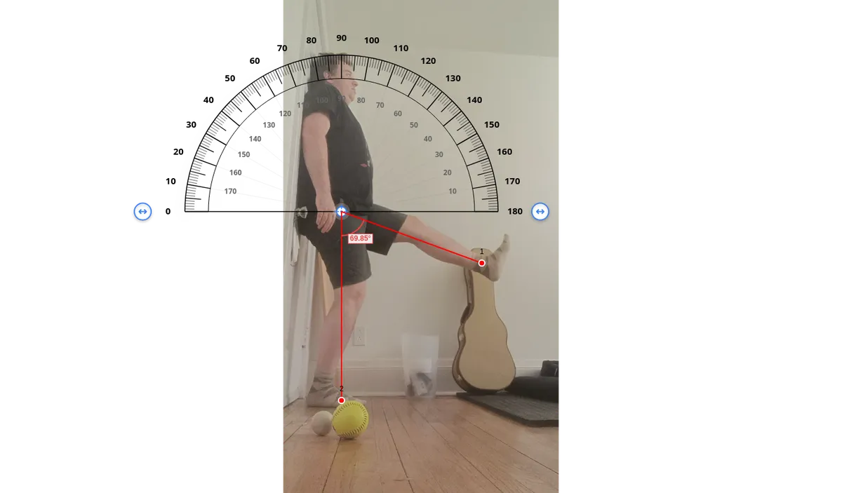 Standing Leg Lift - Left - Angle - 20260423