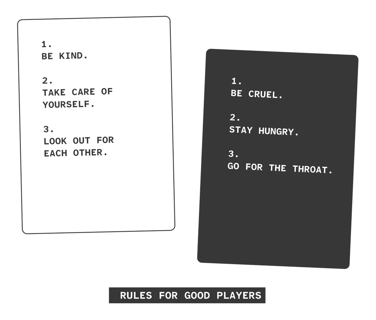 Rules for Good Players