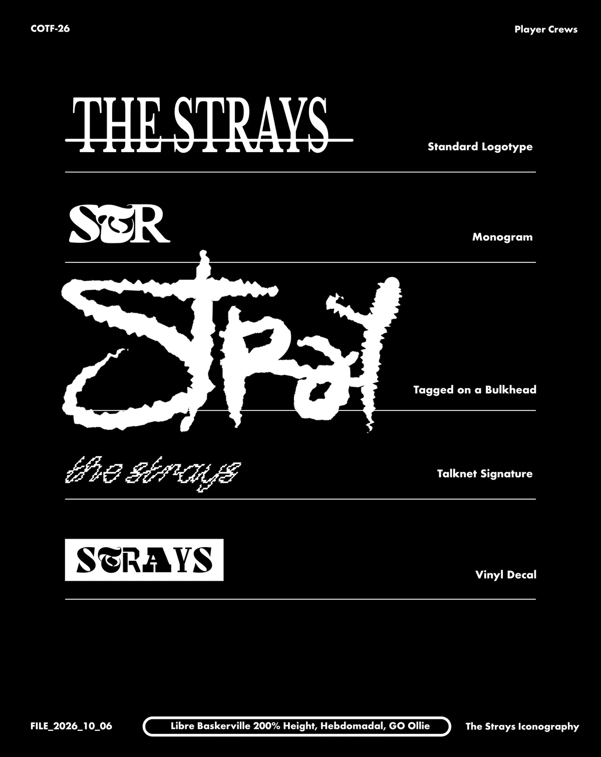 The Strays Iconography