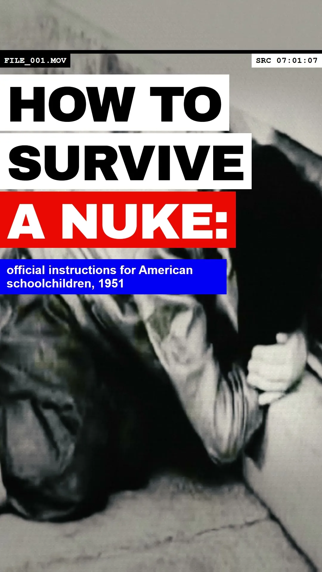 The U.S. government told children a newspaper could save them from an atomic bomb.