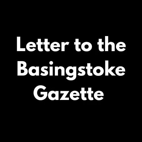 Letter to the Basingstoke Gazette about Housing and Immigration