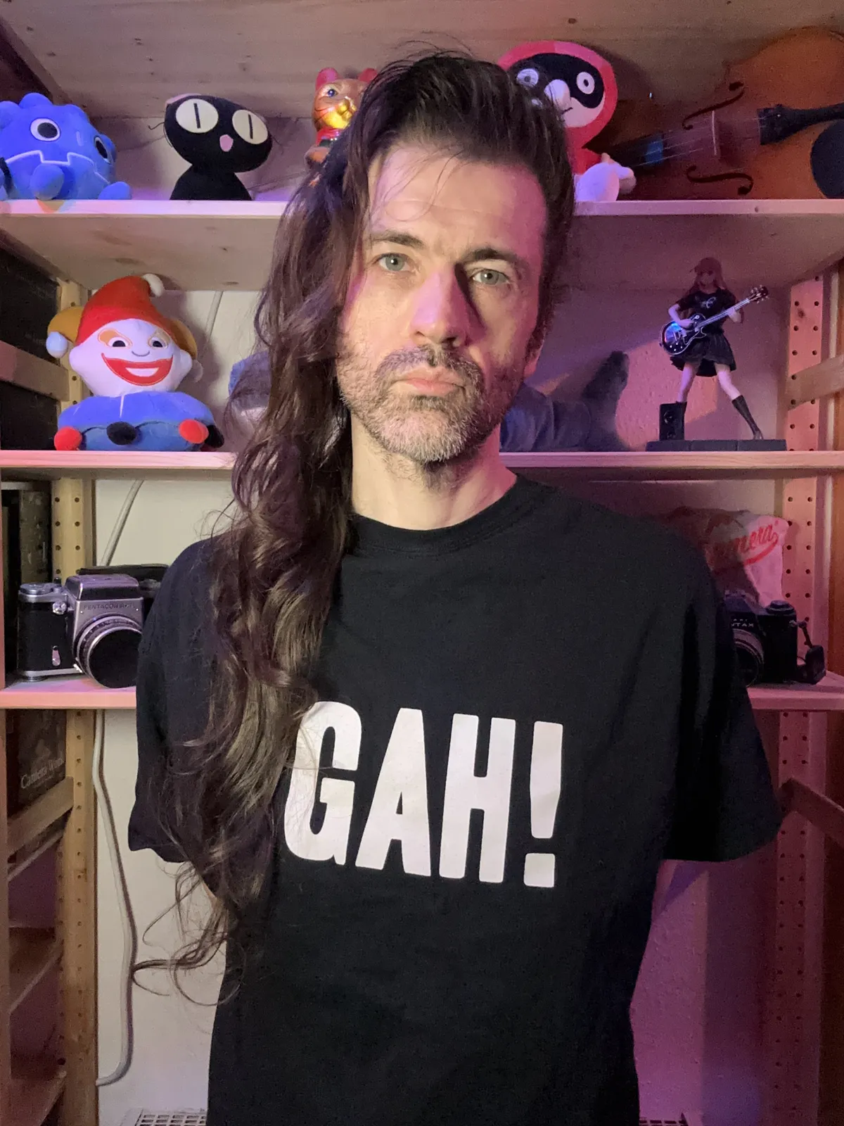 Some middle aged white dude with hair that has been growing for 1978 days