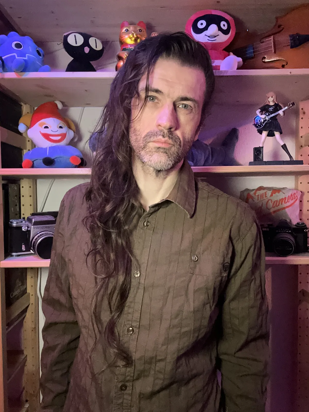 Some middle aged white dude with hair that has been growing for 1979 days