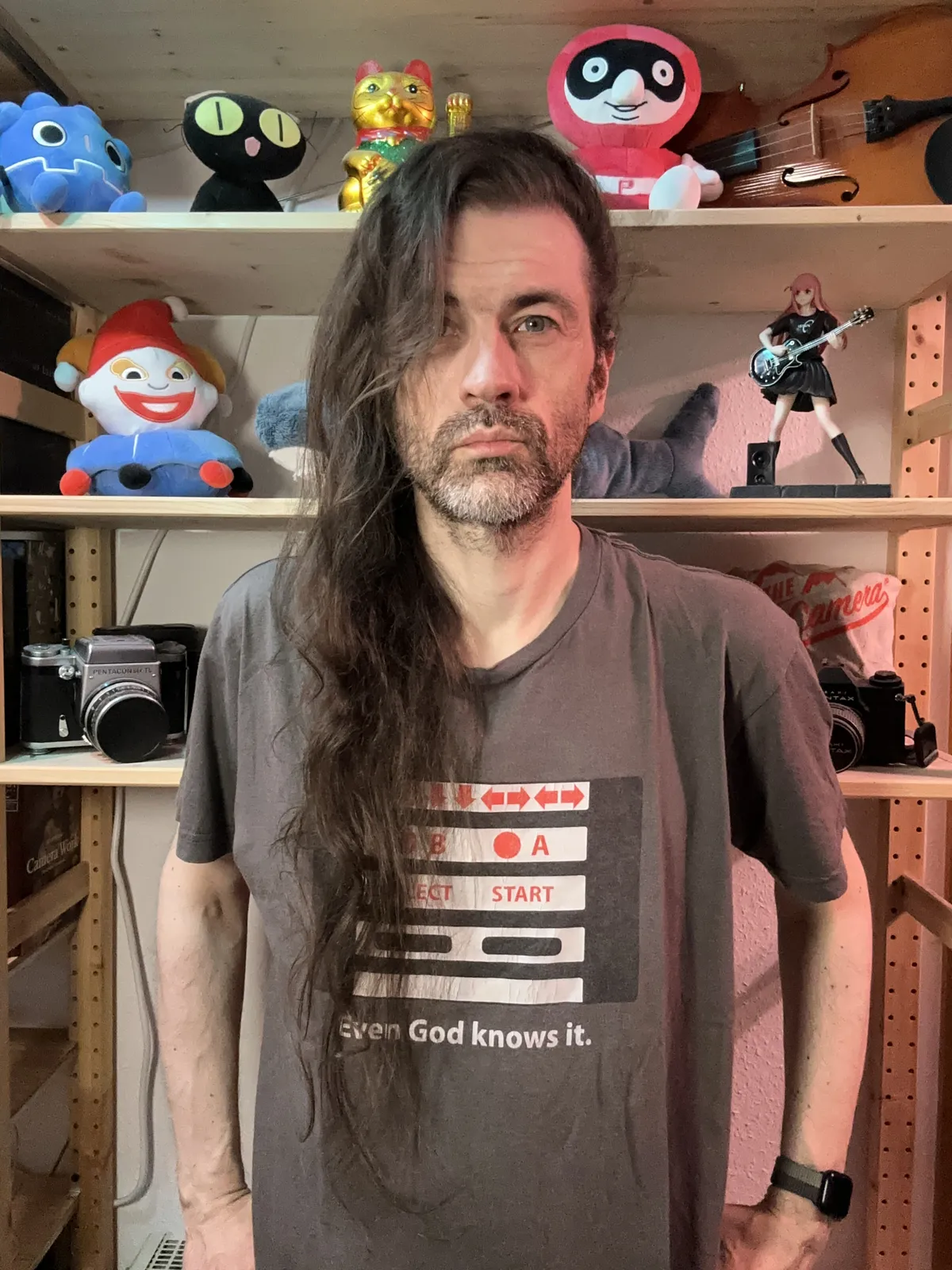Some middle aged white dude with hair that has been growing for 1980 days