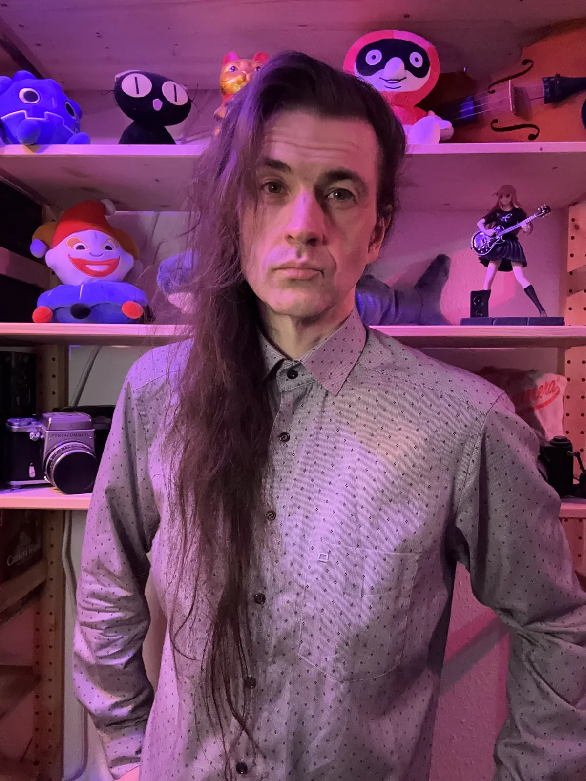 Some middle aged white dude with hair that has been growing for 1981 days