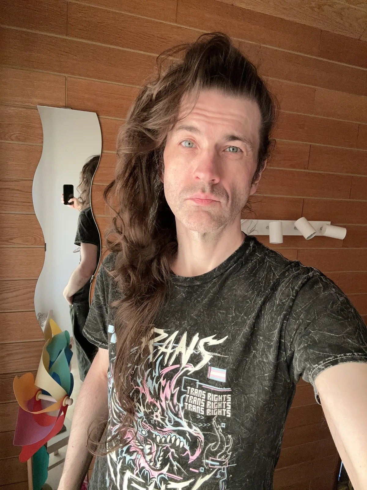 Some middle aged white dude with hair that has been growing for 1982 days