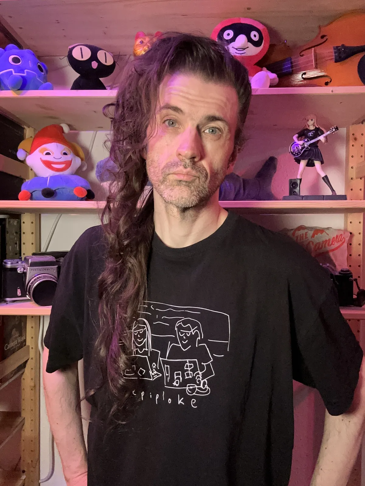 Some middle aged white dude with hair that has been growing for 1987 days