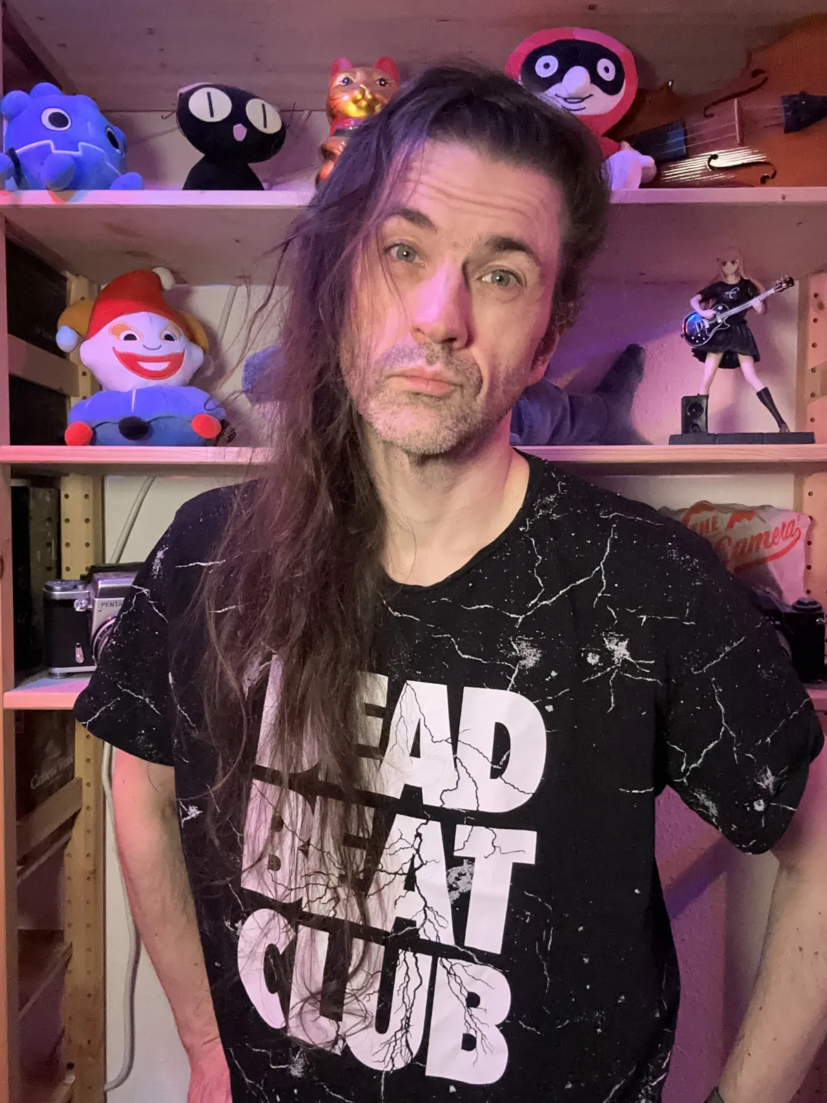 Some middle aged white dude with hair that has been growing for 1995 days