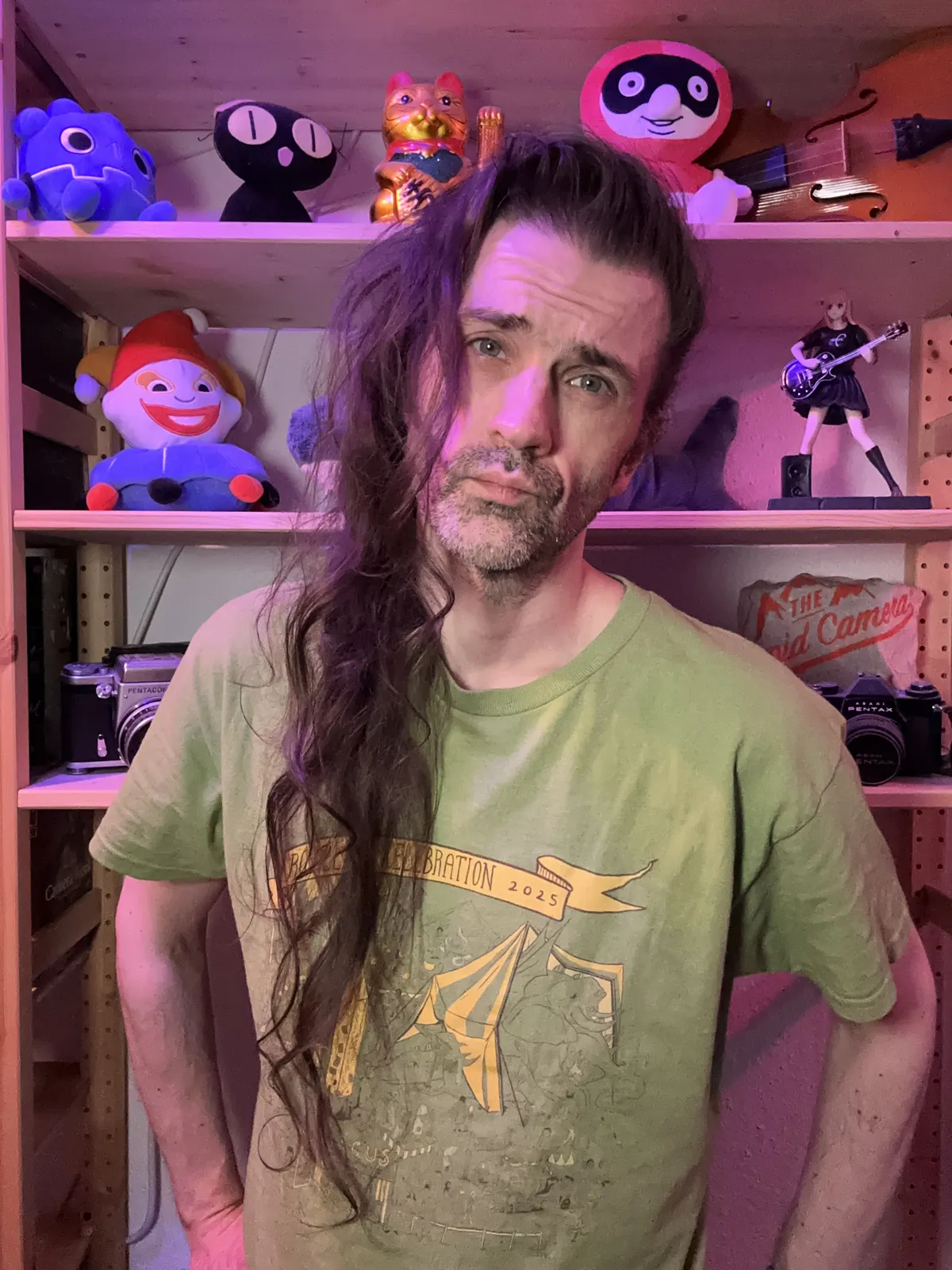 Some middle aged white dude with hair that has been growing for 1997 days