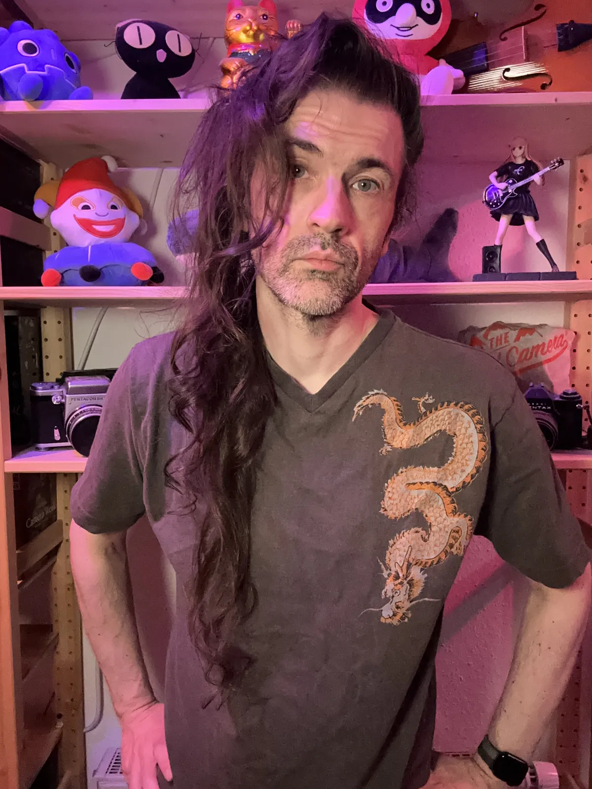 Some middle aged white dude with hair that has been growing for 1998 days