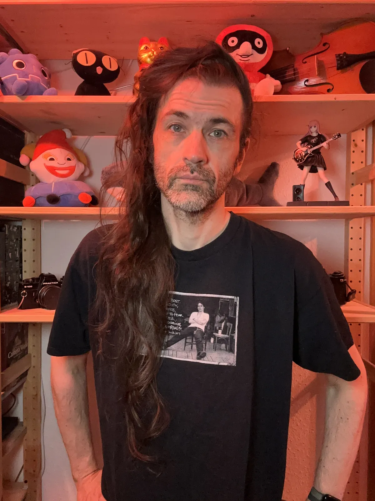 Some middle aged white dude with hair that has been growing for 2027 days