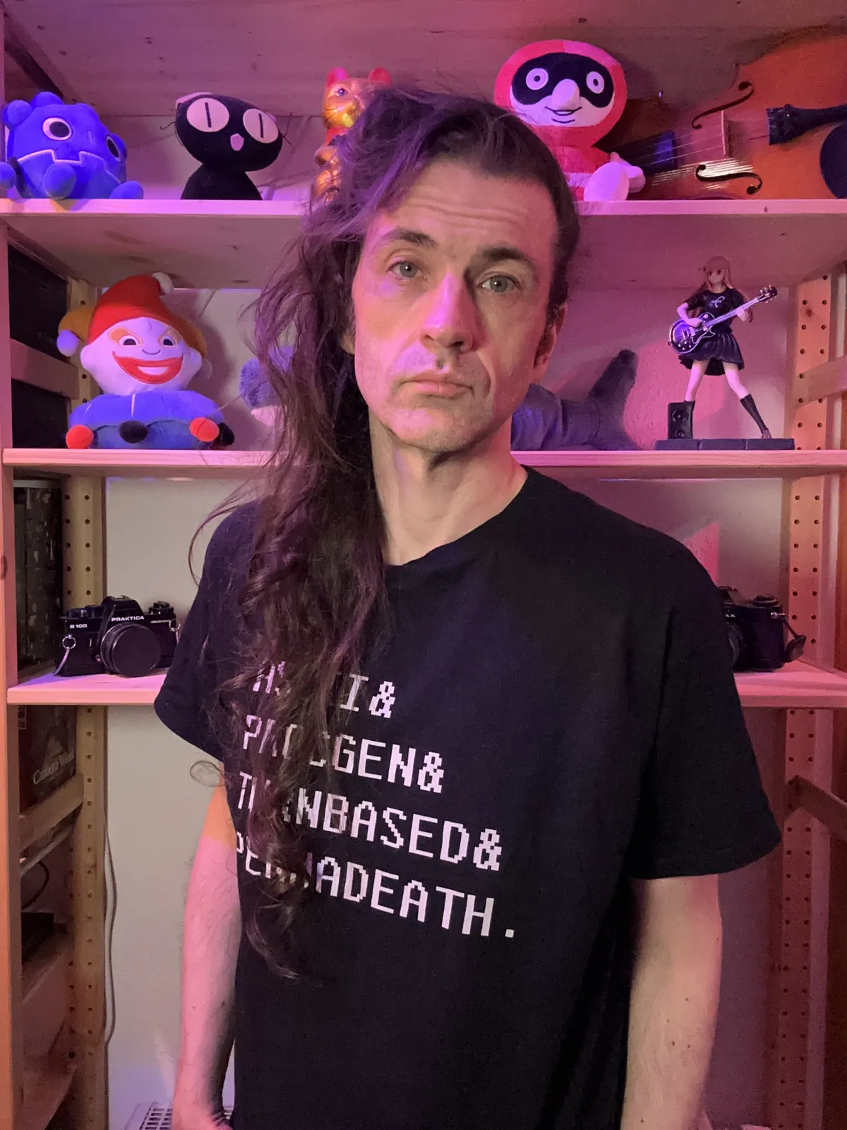 Some middle aged white dude with hair that has been growing for 2028 days