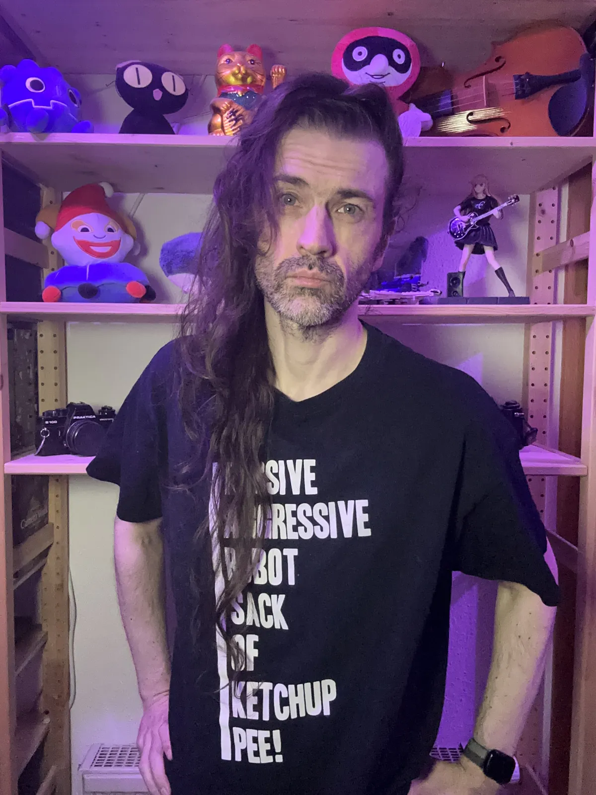 Some middle aged white dude with hair that has been growing for 2038 days