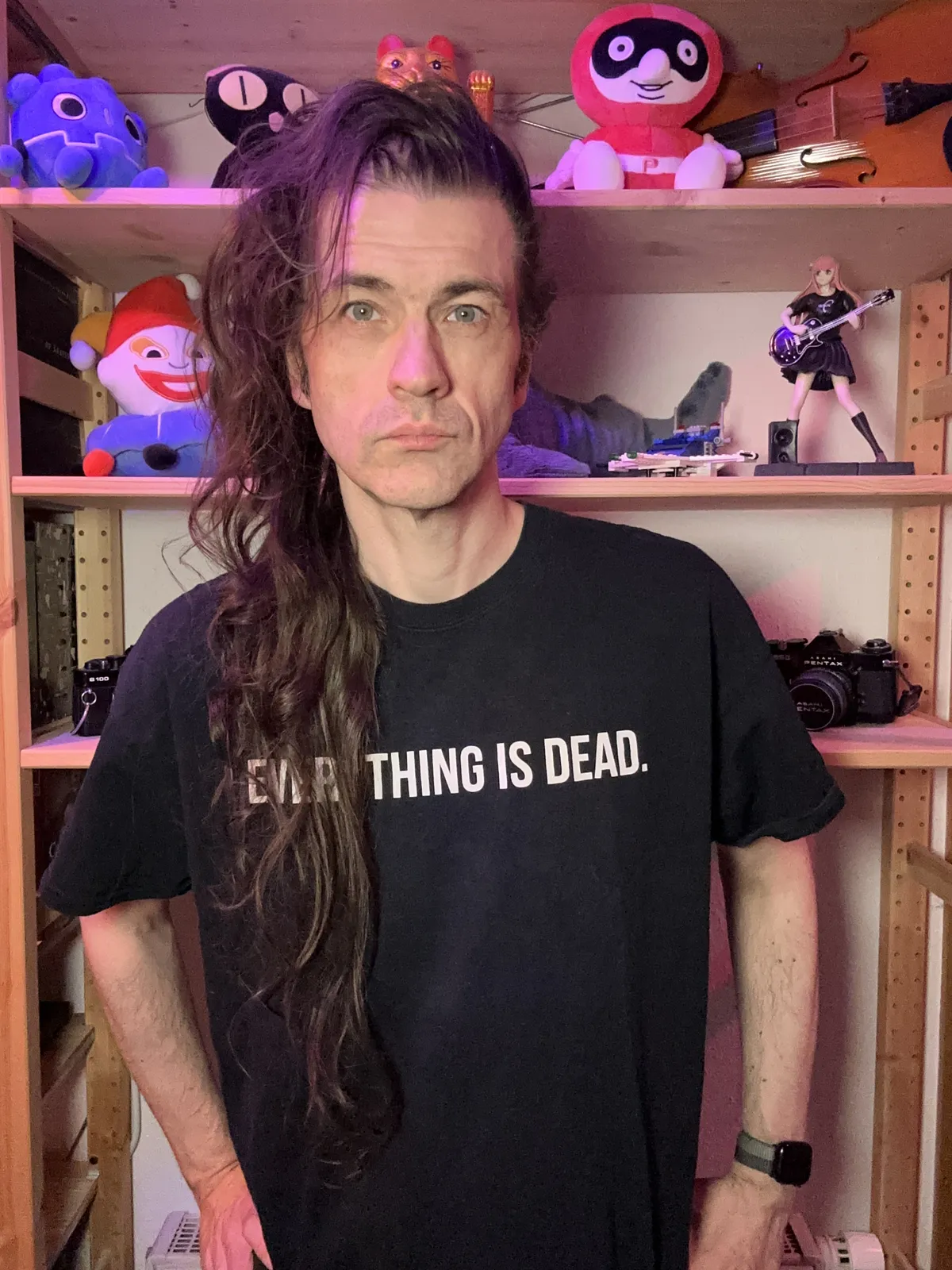 Some middle aged white dude with hair that has been growing for 2040 days
