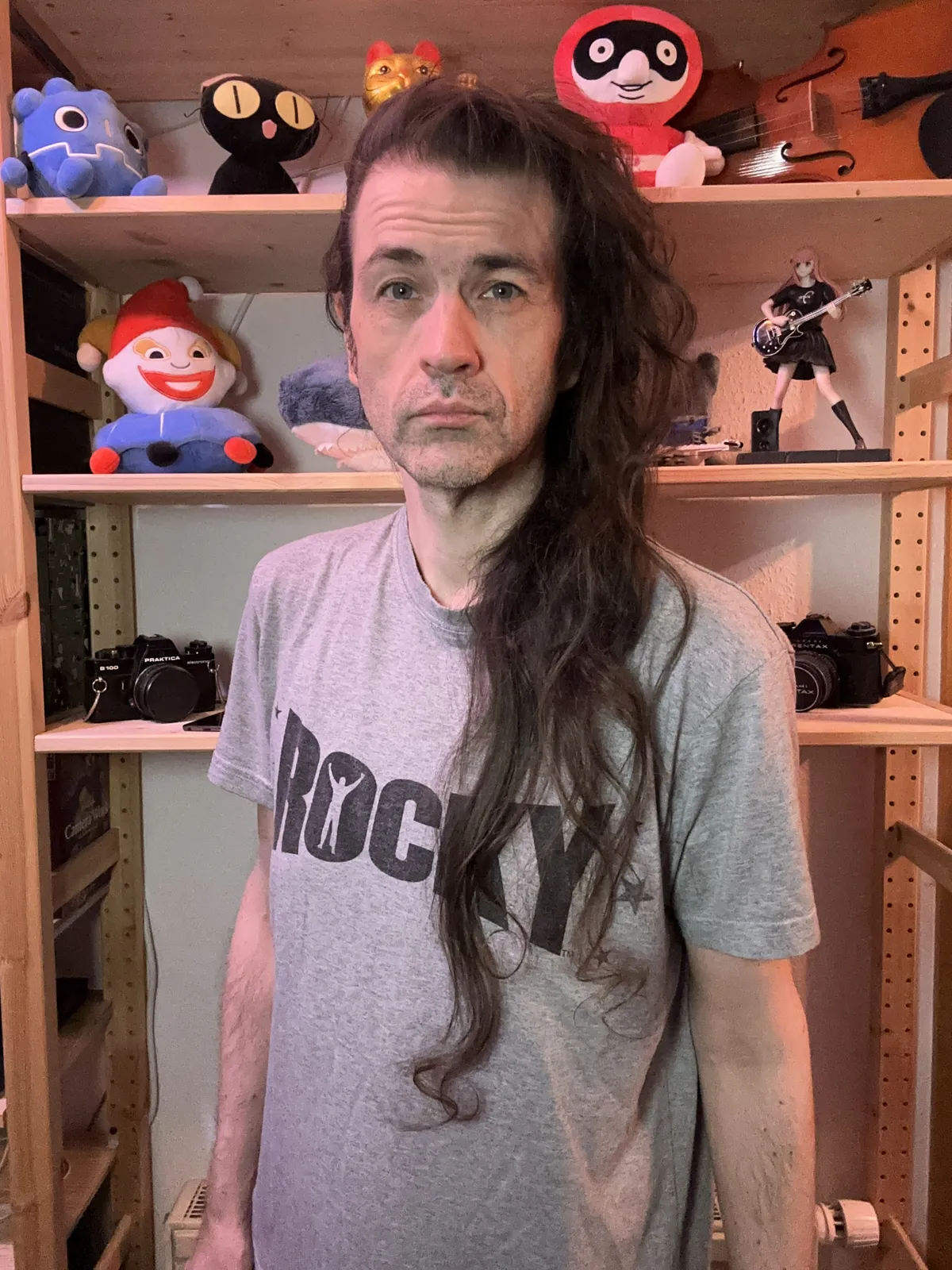 Some middle aged white dude with hair that has been growing for 2042 days