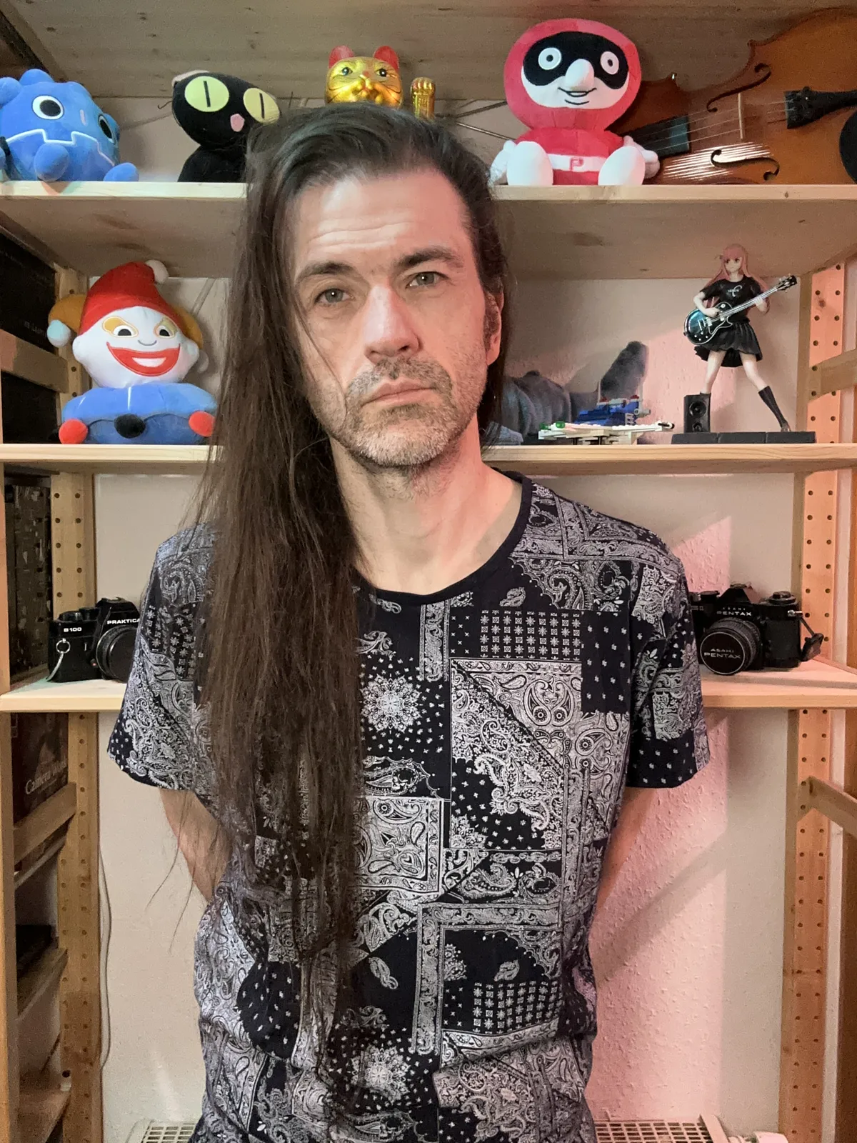 Some middle aged white dude with hair that has been growing for 2046 days