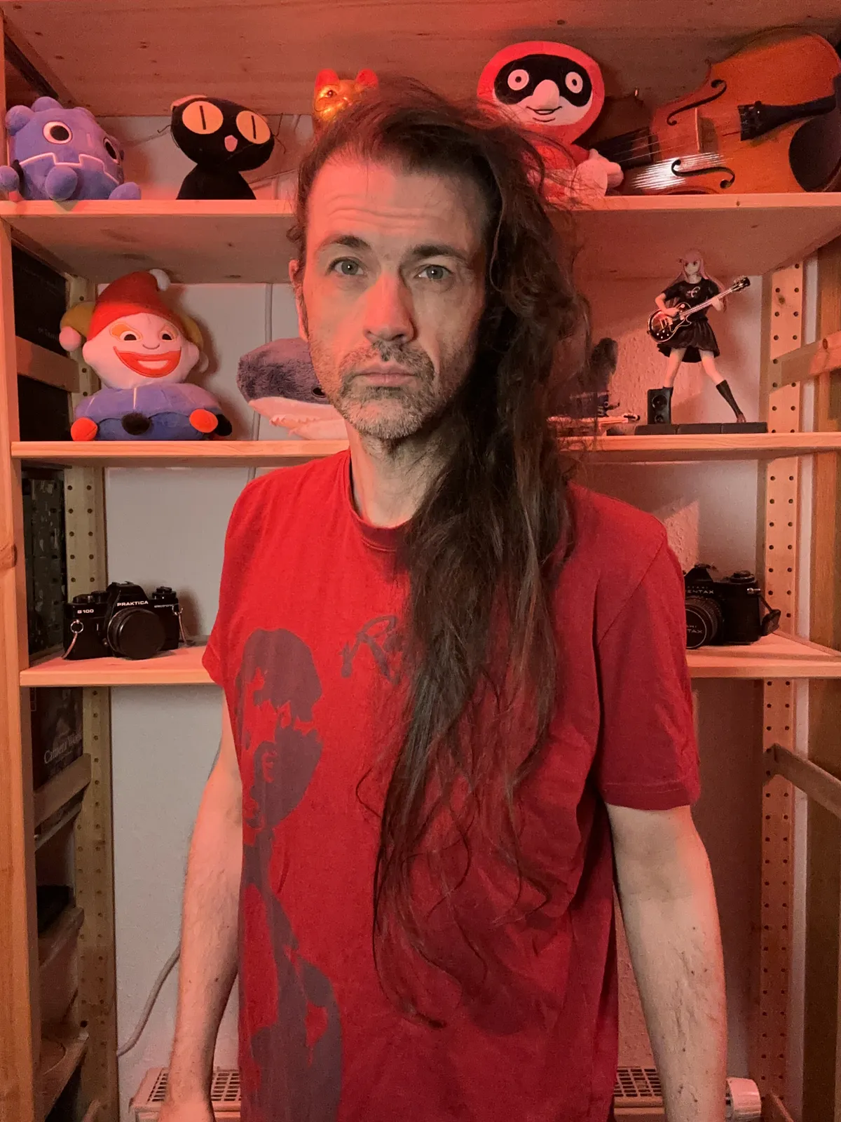 Some middle aged white dude with hair that has been growing for 2047 days