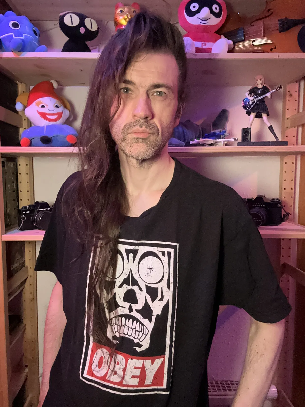 Some middle aged white dude with hair that has been growing for 2049 days