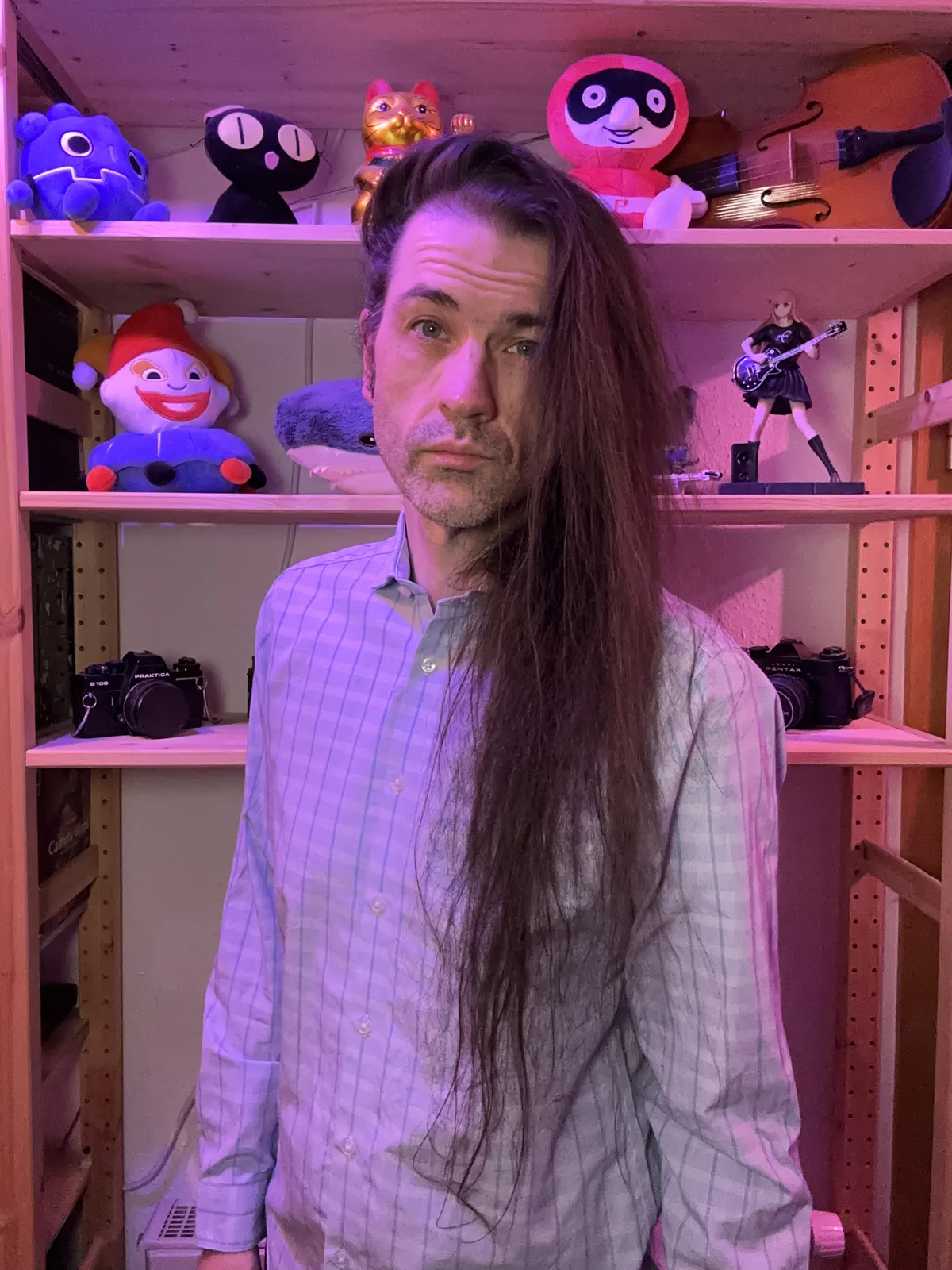 Some middle aged white dude with hair that has been growing for 2059 days