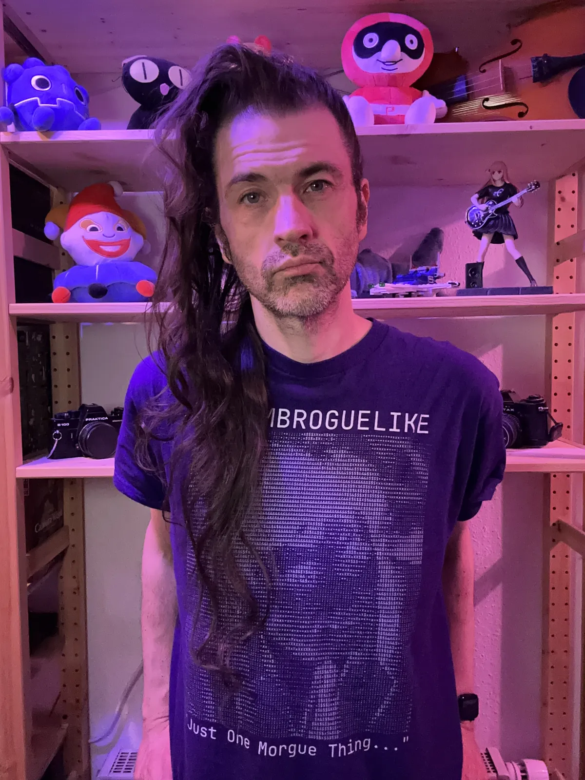 Some middle aged white dude with hair that has been growing for 2062 days