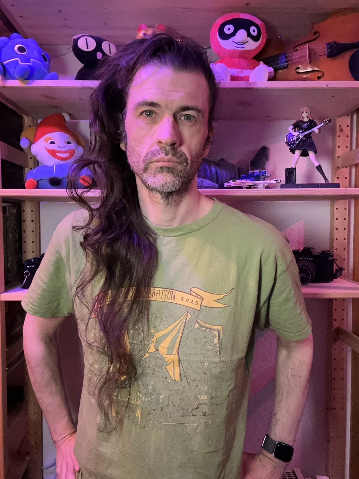 Some middle aged white dude with hair that has been growing for 2066 days