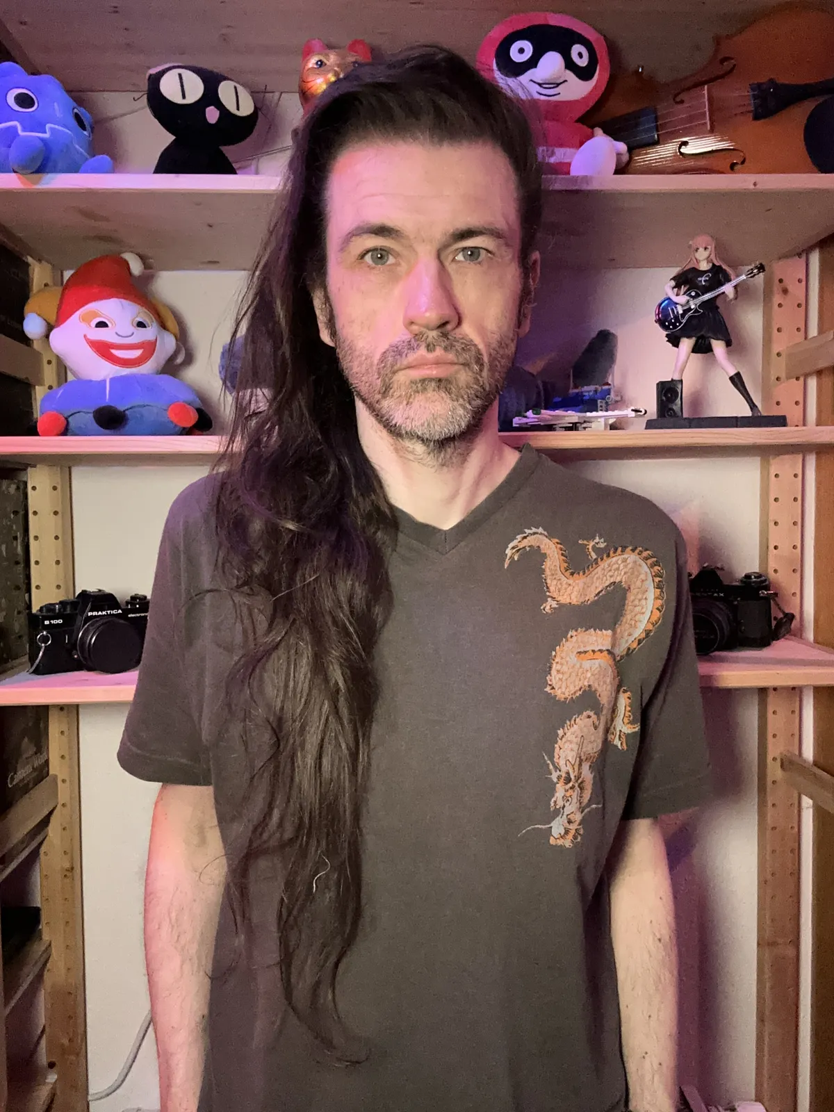 Some middle aged white dude with hair that has been growing for 2068 days