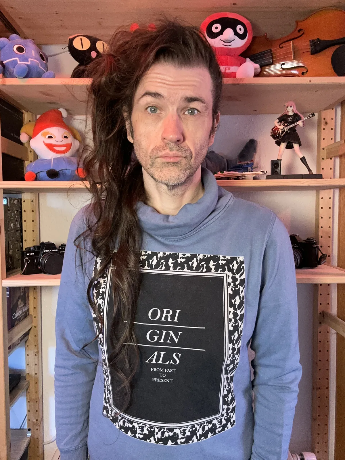 Some middle aged white dude with hair that has been growing for 2074 days