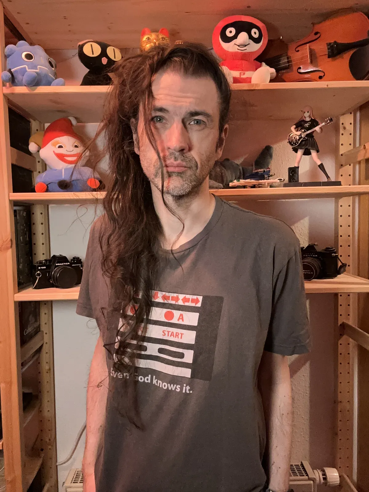 Some middle aged white dude with hair that has been growing for 2076 days