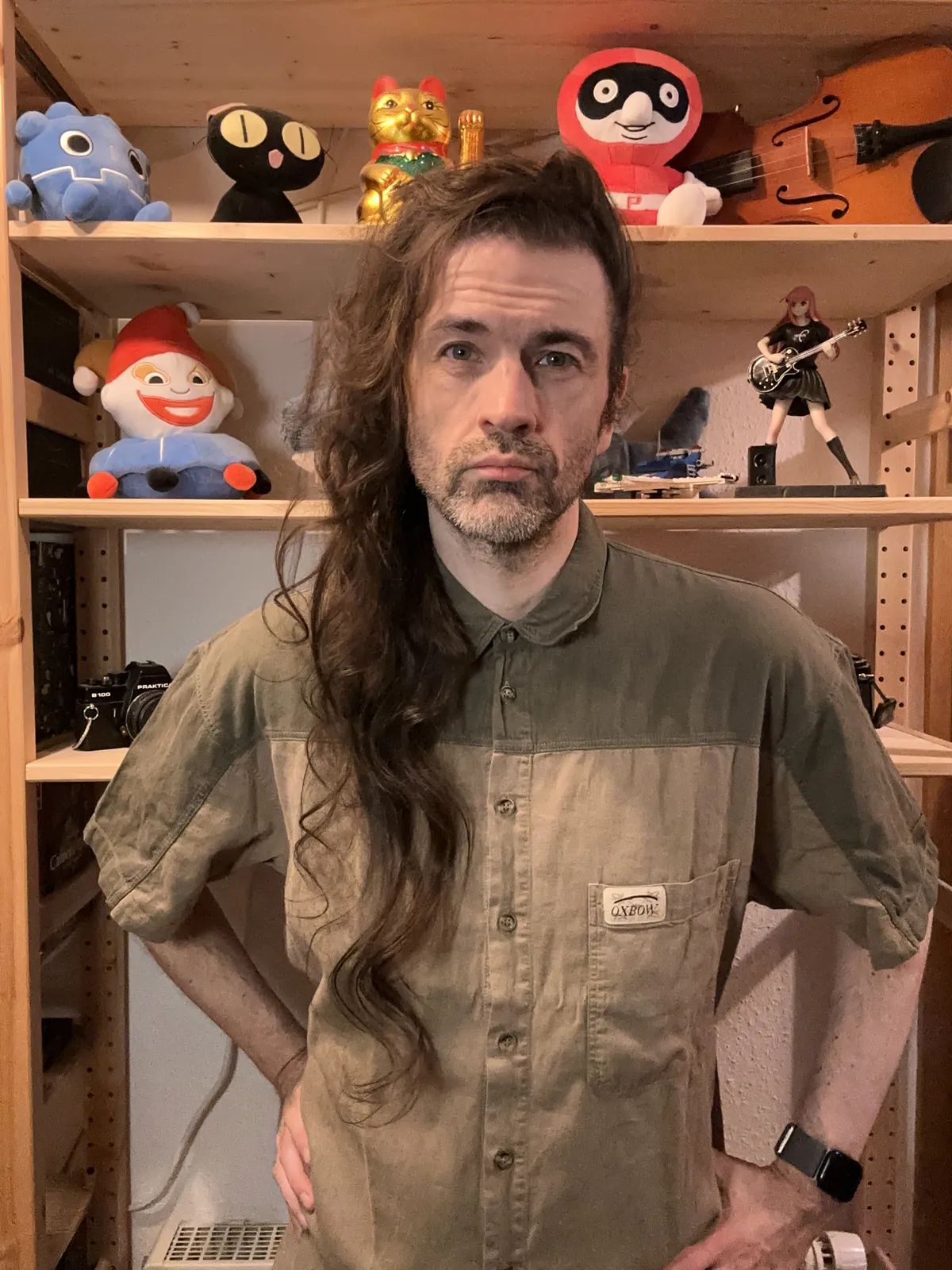 Some middle aged white dude with hair that has been growing for 2079 days