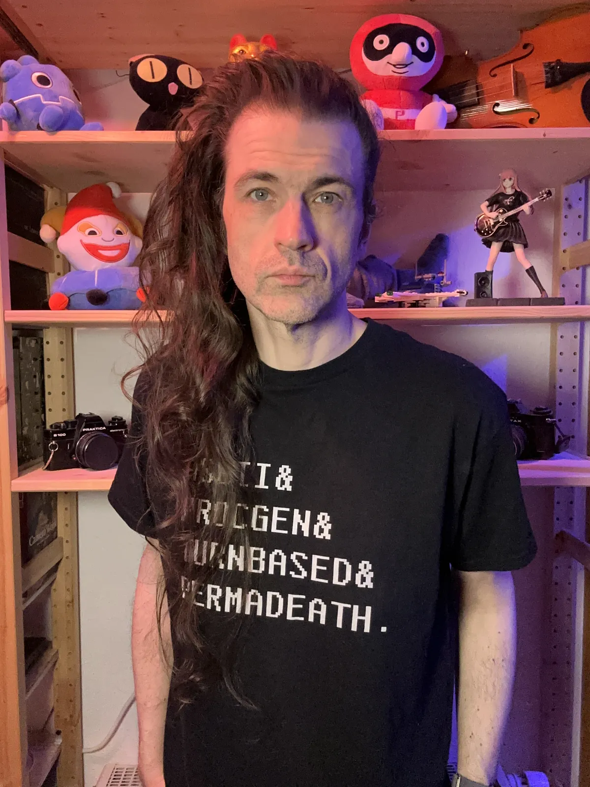 Some middle aged white dude with hair that has been growing for 2096 days