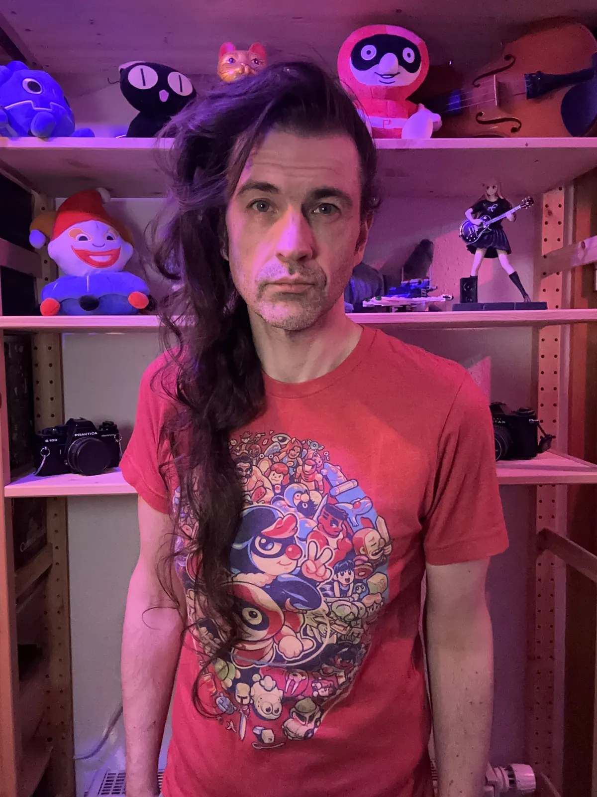 Some middle aged white dude with hair that has been growing for 2097 days