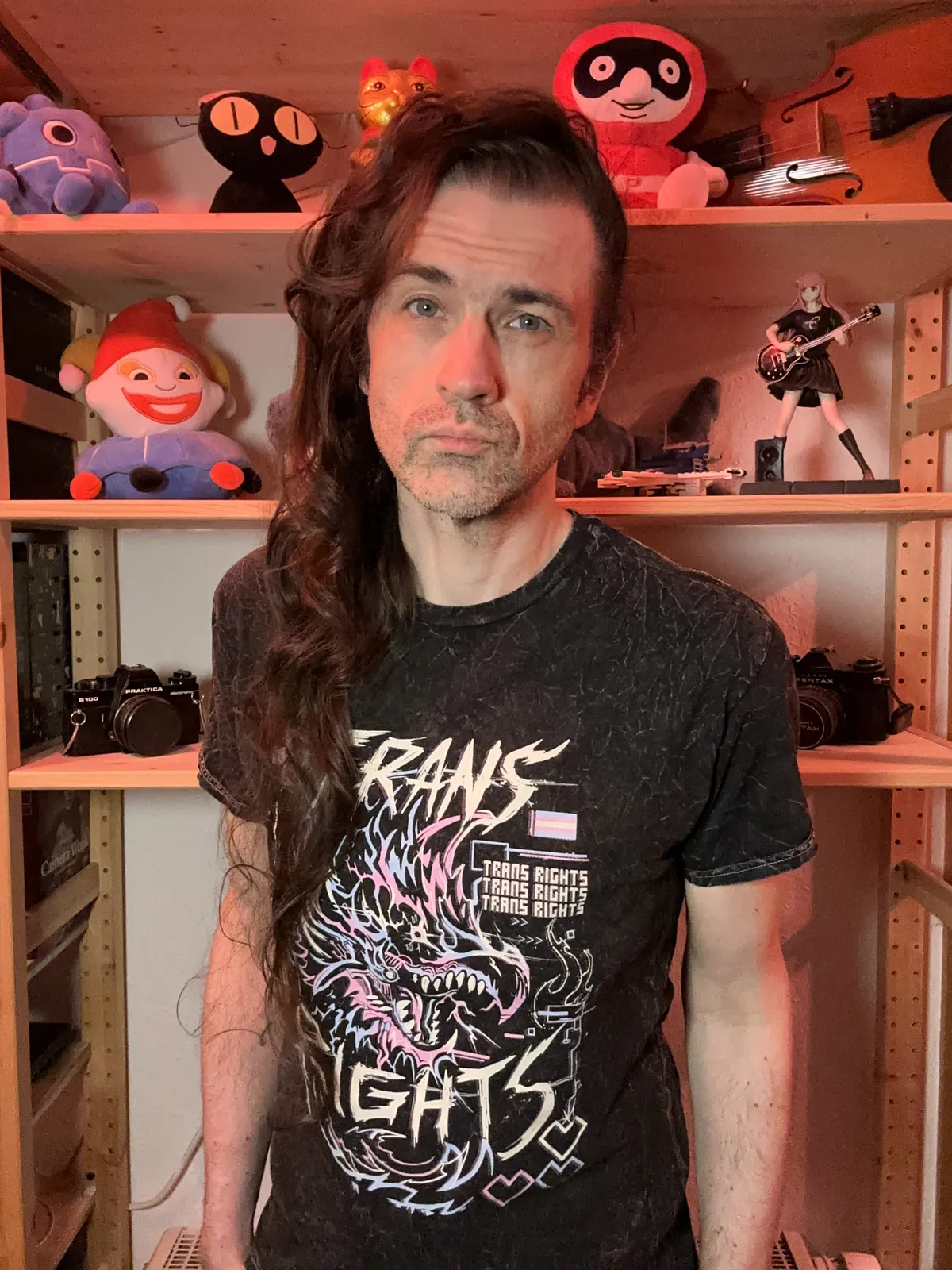 Some middle aged white dude with hair that has been growing for 2098 days