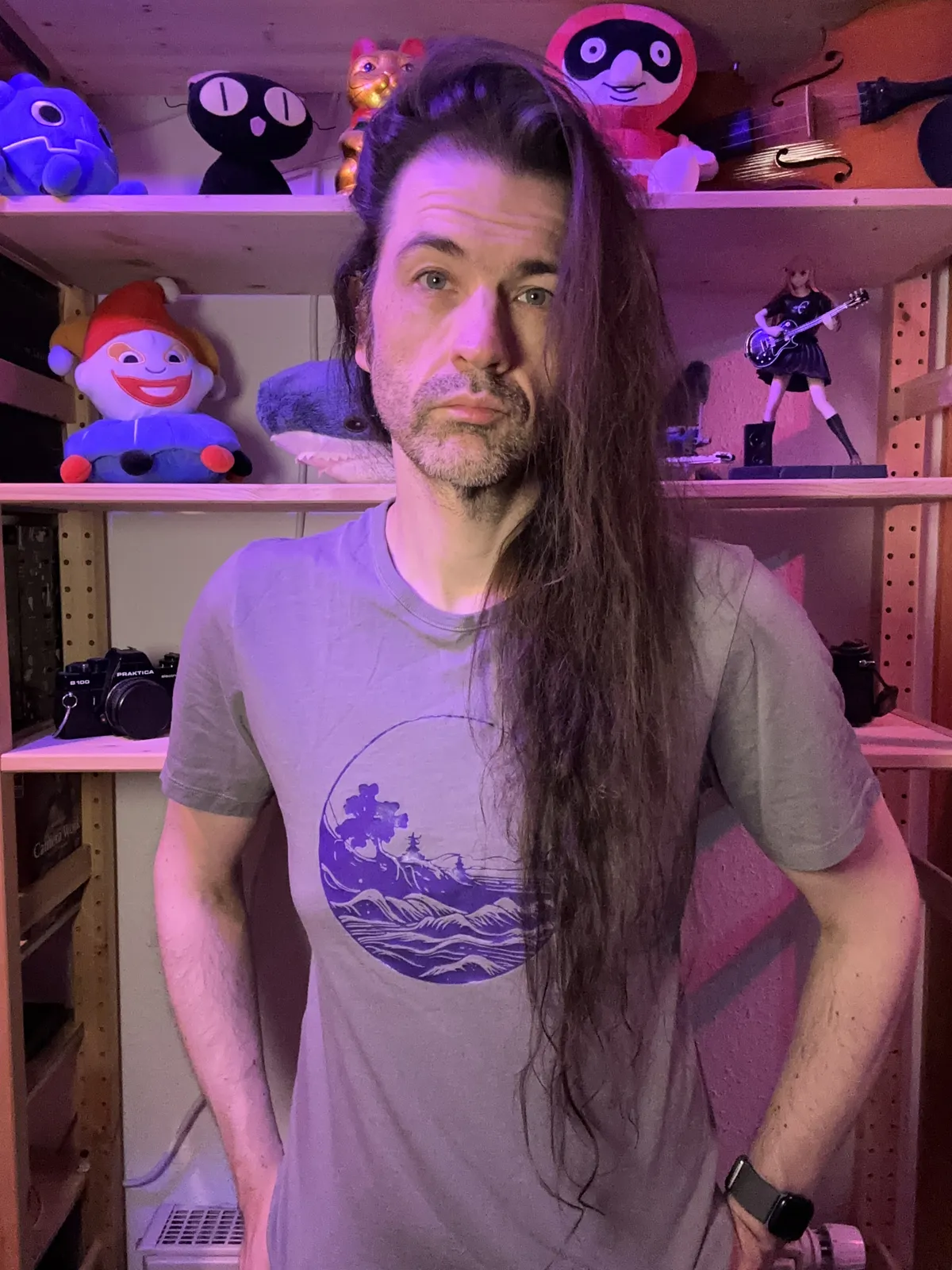 Some middle aged white dude with hair that has been growing for 2101 days