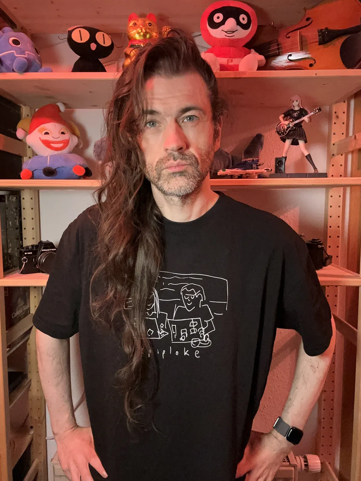 Some middle aged white dude with hair that has been growing for 2106 days