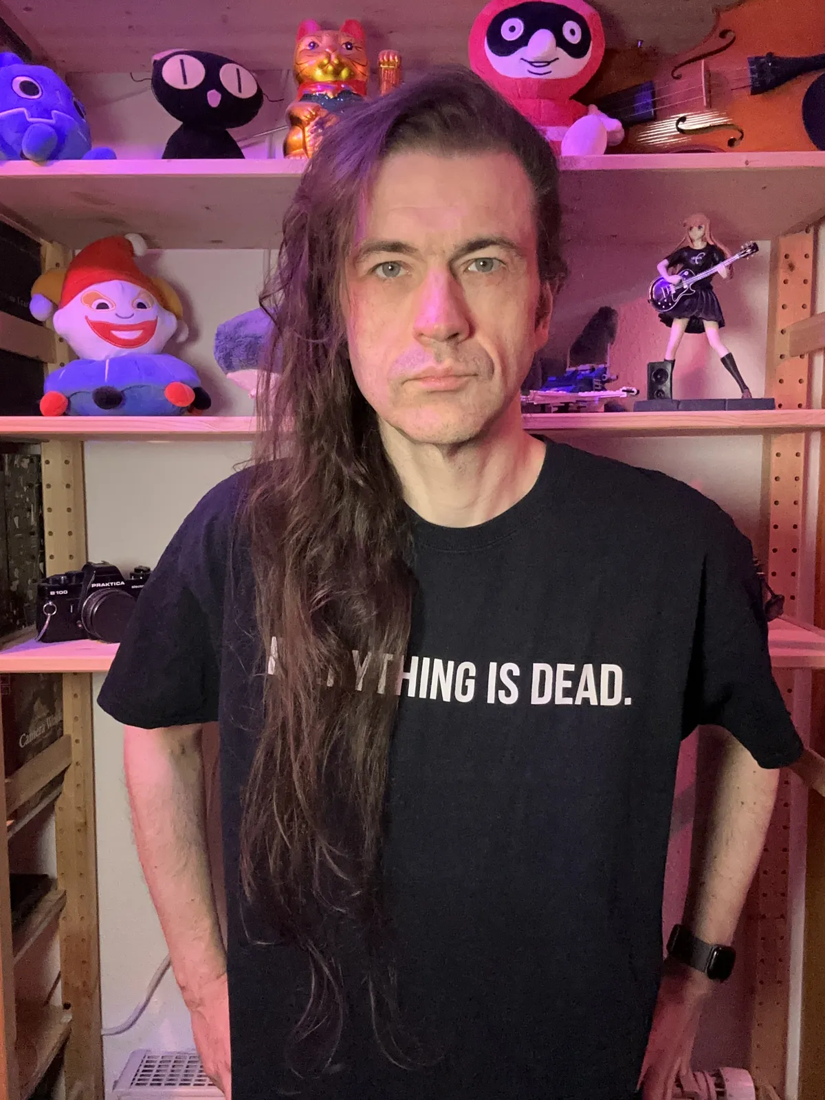 Some middle aged white dude with hair that has been growing for 2107 days