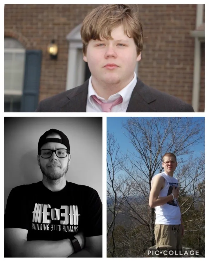 collage of weight loss pictures