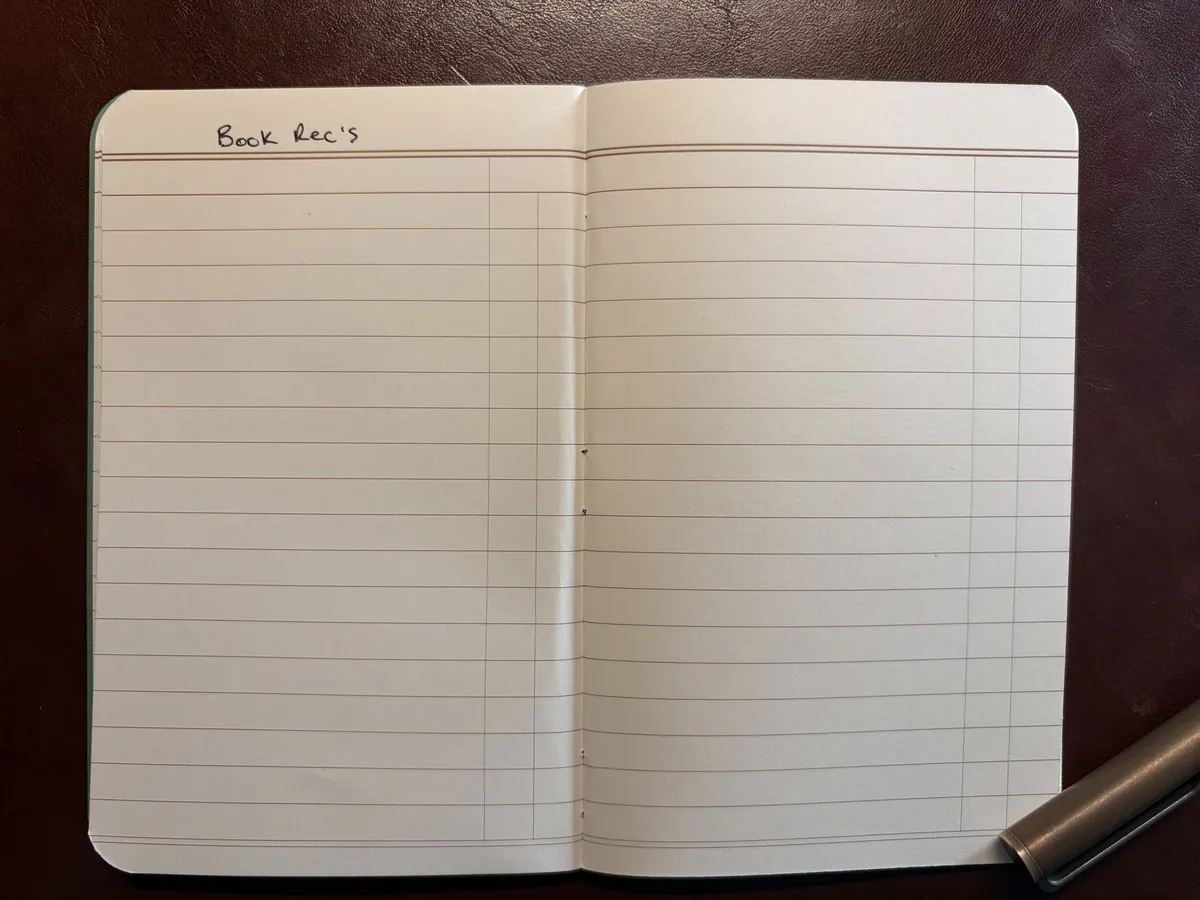 Monthly Book Recommendations List