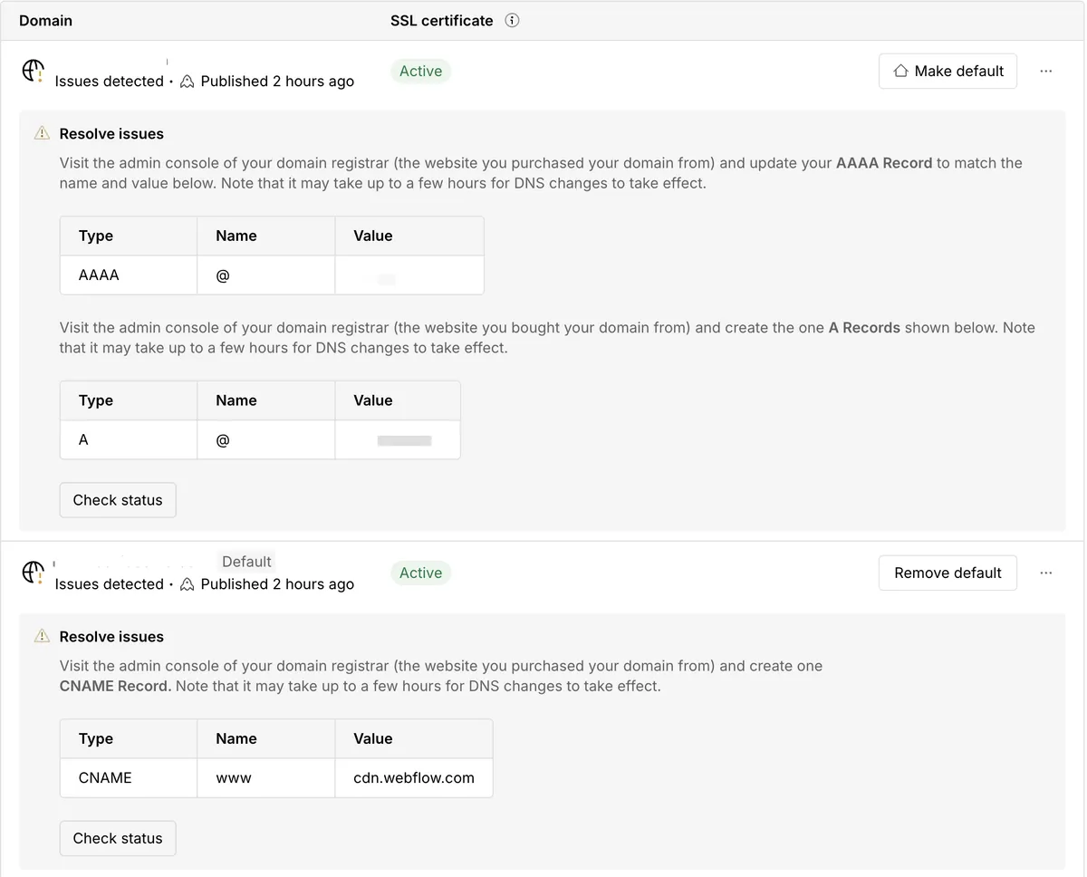 webflow-cloudflare-o2o-errors