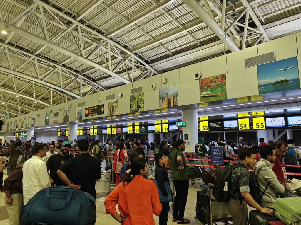 Chaos at the Chennai Airport, December 5