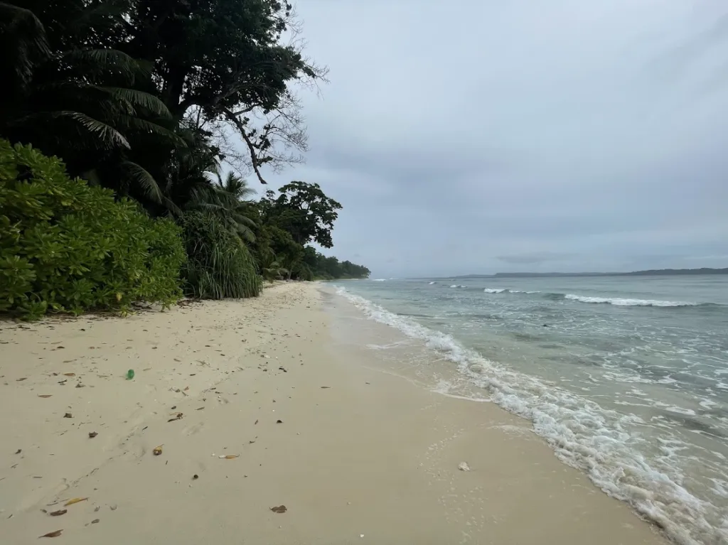 The turquoise blue of Neil Island