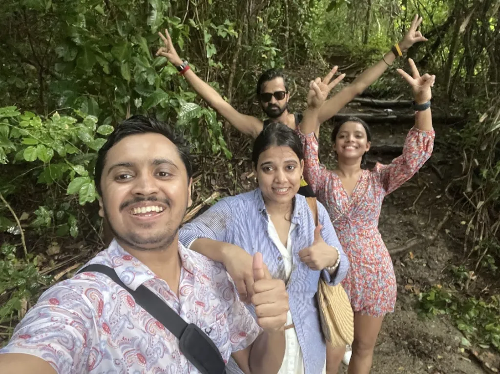 Grateful to have made it down