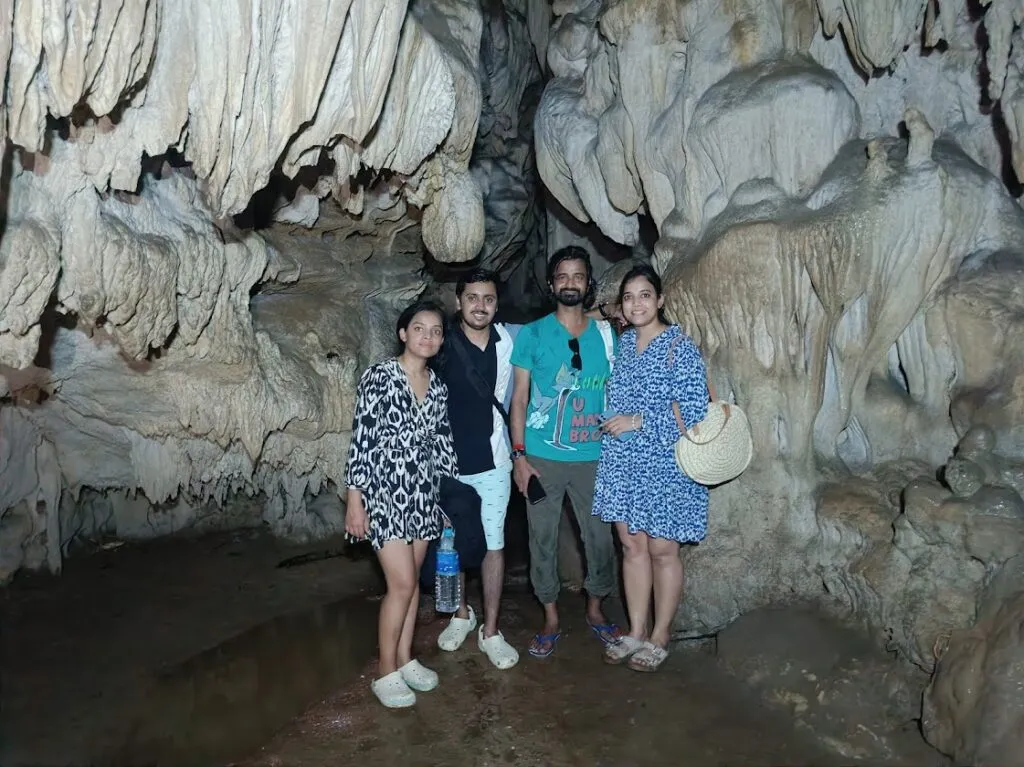 Snap inside the caves, ft. a torchlight