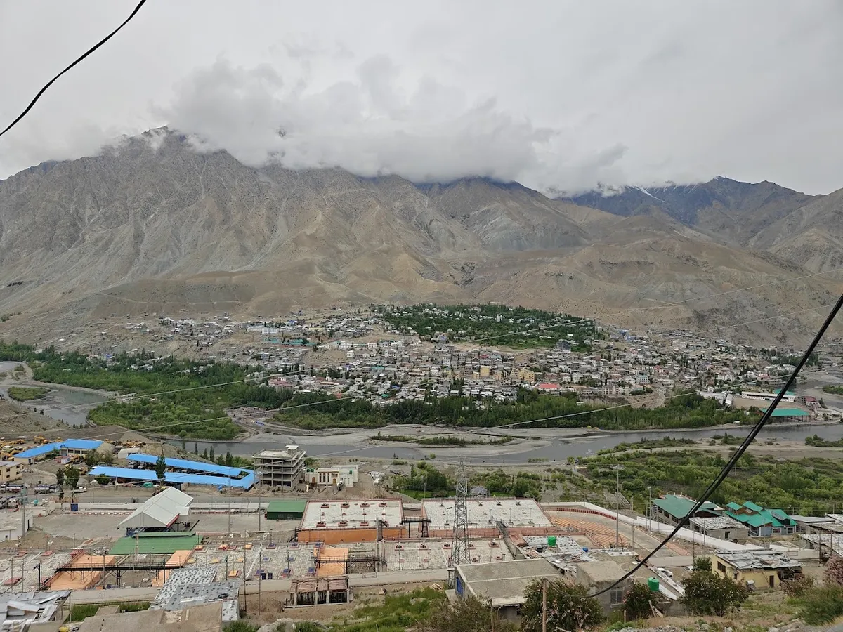 Kargil City, from top