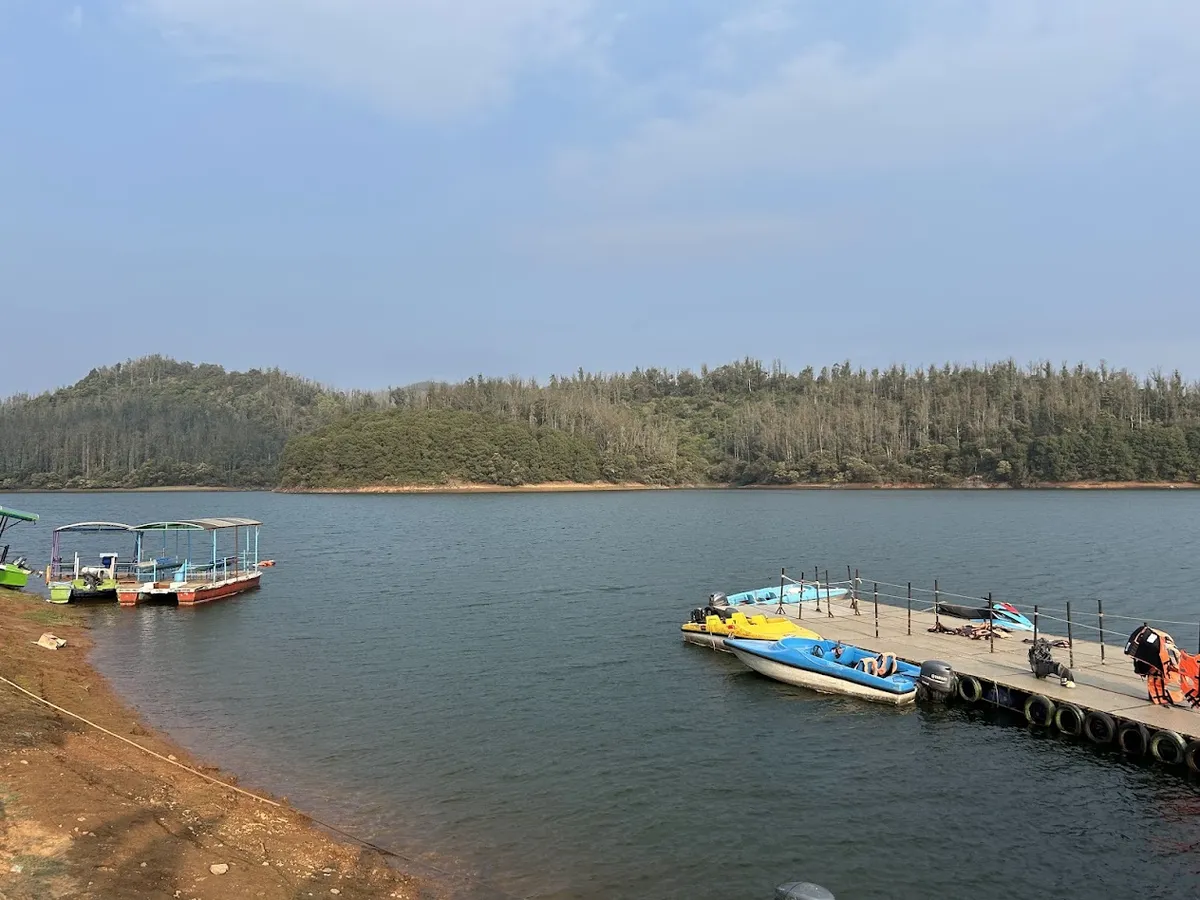 View from the boating deck