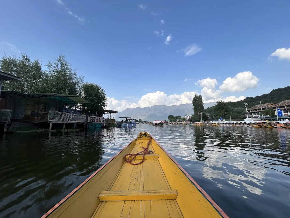 On the shikara ride